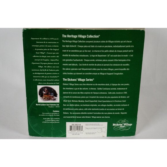 Department 56 North Eastern Sea Fisheries Ltd Dickens Village 58316 Original Box - Picture 10 of 11